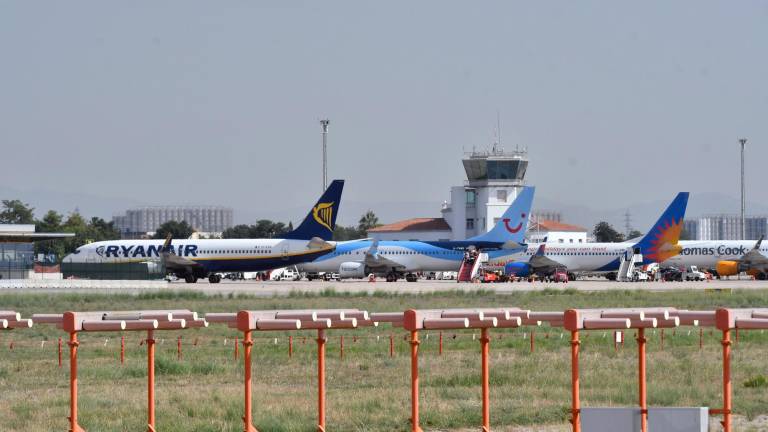 El aeropuerto de Reus está muy por detrás del de Girona en número de pasajeros. Foto: Alfredo González/DT