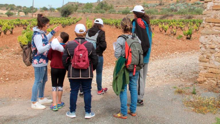 Algunes de les famílies que van participar en les activitats que es feien. foto: marina pérez got