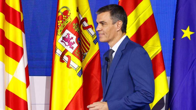 Sánchez en las jornadas del Cercle d’Economía. Foto: EFE