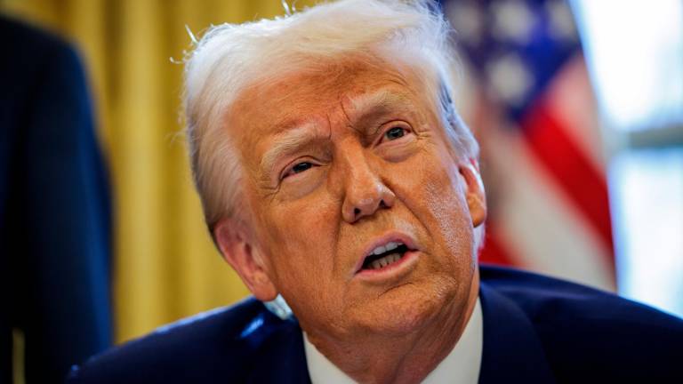 Imagen de Donald Trump en la Casa Blanca. Foto: EFE