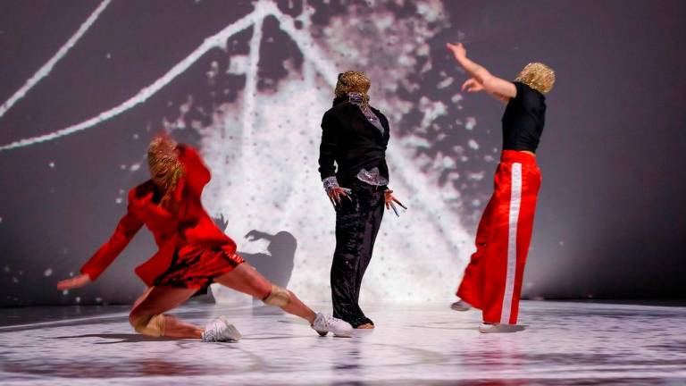 Las bailarinas Sol Picó, Anna Ventura ‘Natsuki’ y Charlotta Ófverholm presentarán ‘Titanas’. FOTO: Fabian Kriese/solpico.com