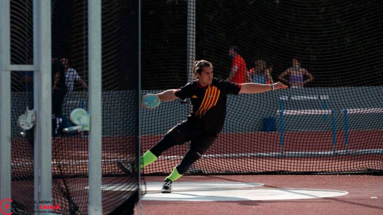 Aaron Sola logró la medalla de plata en el Catalán absoluto. foto: miquel merino
