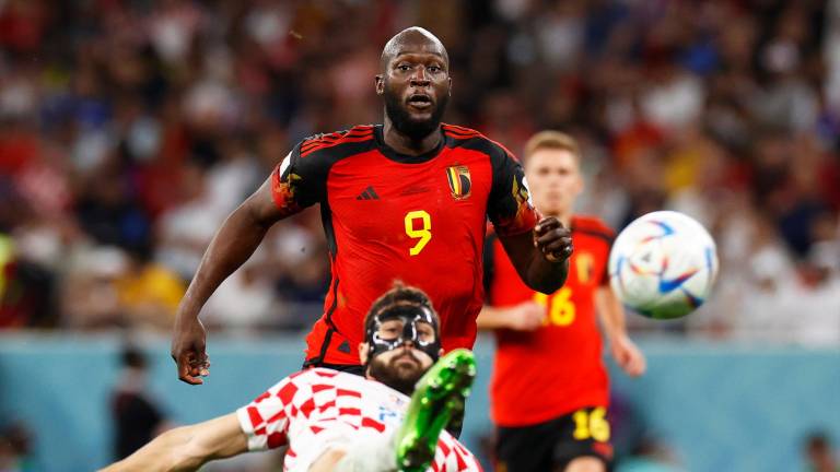 Lukaku tuvo el pase de Bélgica en sus botas pero no acertó. Foto: Efe