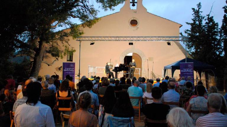 Imagen del primer concierto del festival «Nit d’Òpera i Cançó» el viernes 29 de julio. Foto: Cedida