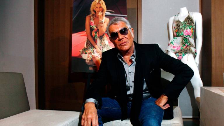 Imagen de archivo del diseñador Roberto Cavalli. Foto: EFE