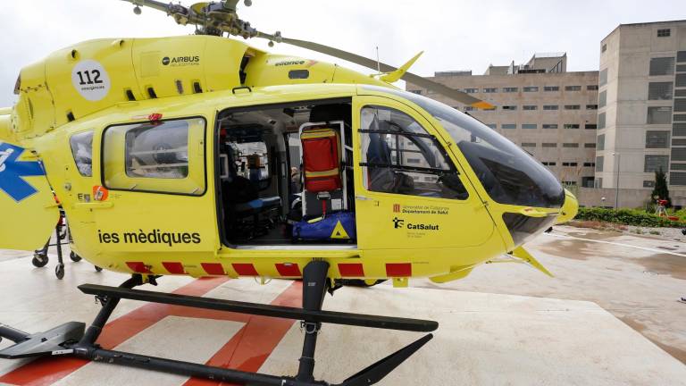 Actualment, el municipi ja compta amb un heliport al costat del parc de Bombers. Foto: Pere Ferré/DT