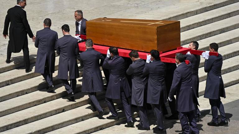 Emotivas imágenes durante el funeral del Papa