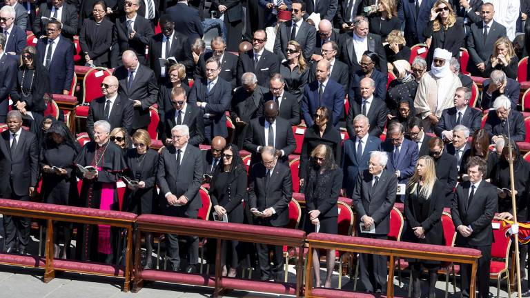 Emotivas imágenes durante el funeral del Papa