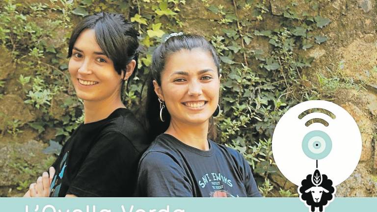 Andrea Camacho i Marta Josa, les creadores de L’Ovella Verda. Foto: Ferran Valls Chacón
