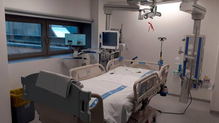 Una de las camas de la nueva UCI. Foto: Hospital Joan XXIII de Tarragona