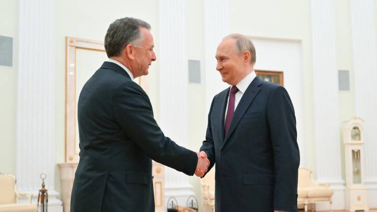 Putin, con Steve Witkoff. Foto: EFE