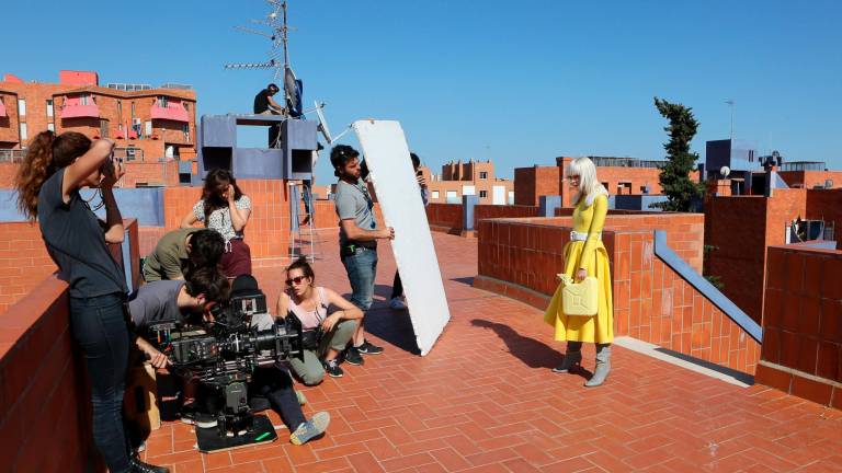 Los bloques Bofill del barrio Gaudí son un atractivo inmortalizado en varios videoclips. Foto: Alba Mariné