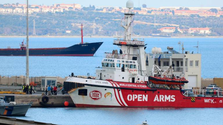 $!Open Arms y el cocinero José Andrés ponen a prueba el corredor humanitario marítimo con Gaza