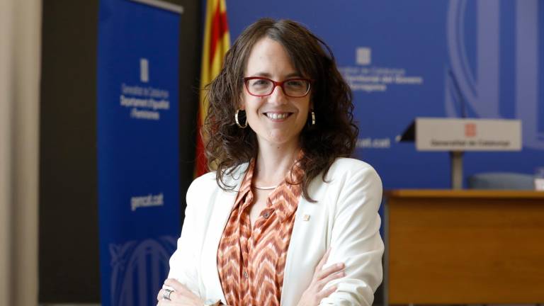 La consellera Tània Verge a la seu de la Delegació del Govern a Tarragona. FOTO: Pere Ferré