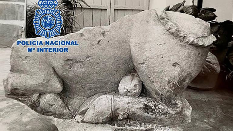 La escultura fue hallada en los 90 en una finca de Córdoba. Foto: Cedida