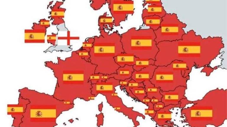El mapa de apoyo en la final según @NoContextBrits