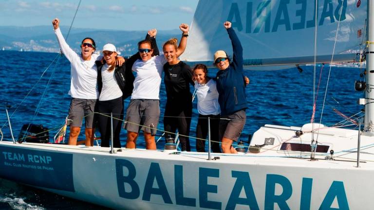 Miriam Oliva formó parte de la tripulación del Baleària. Foto: Cedida