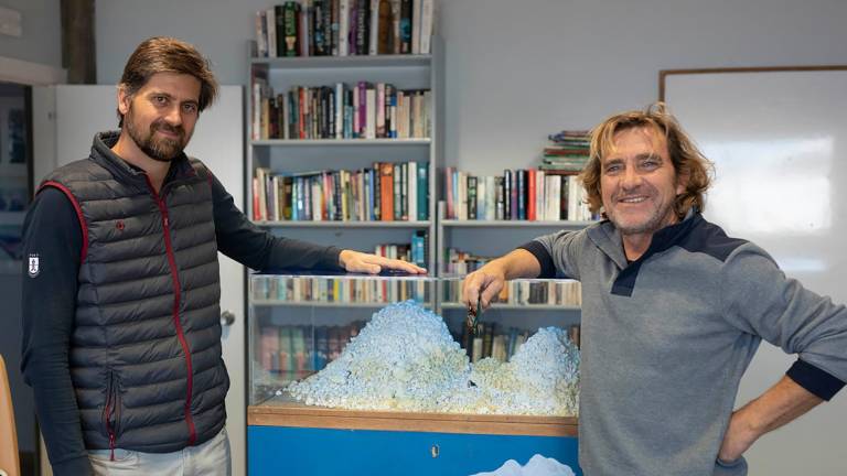 Oriol Milà y Miquel Rota son los creadores del proyecto y fundadores de la empresa concesionaria, Biotopo Antina S.L. foto: Angel Ullate