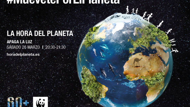 Cartell promocional de l'Hora del Planeta. Foto: Cedida