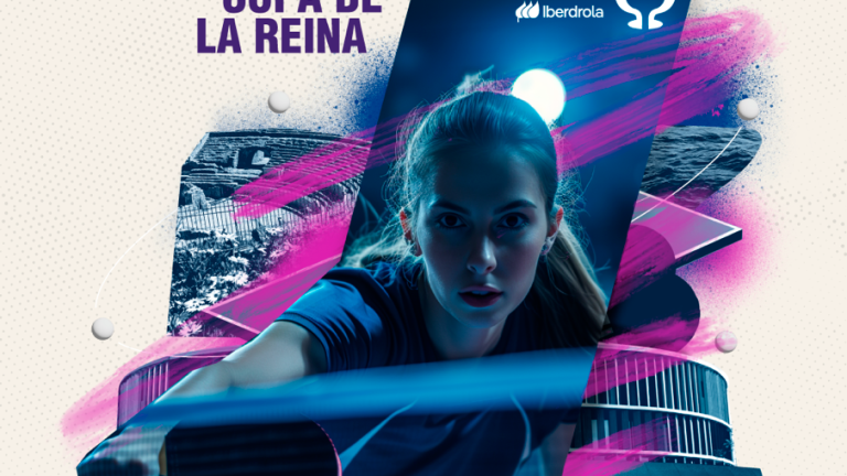 Cartel promocional de la Copa de la Reina de Tenis de Mesa. Foto: RFETM