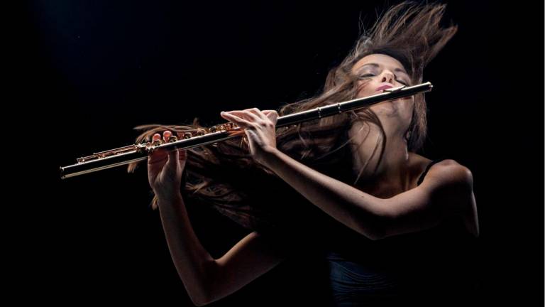 La flautista Elisabeth Franch. Foto: Igor Studio
