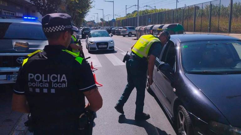Un operativo contra el top manta en Calafell,