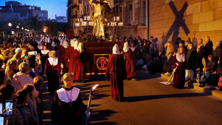 El acto más destacado de la festividad es la procesión del Viernes Santo. Foto: Pere Ferré