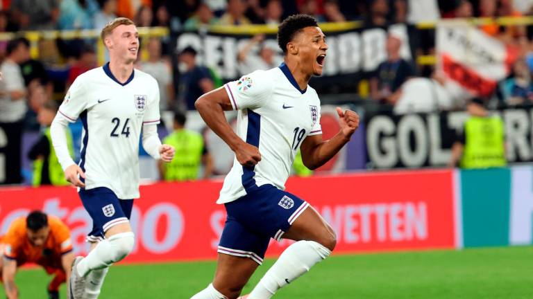Watkins consiguió el gol que mandaba a Inglaterra a la final de la Eurocopa en el tiempo extra. Foto: EFE