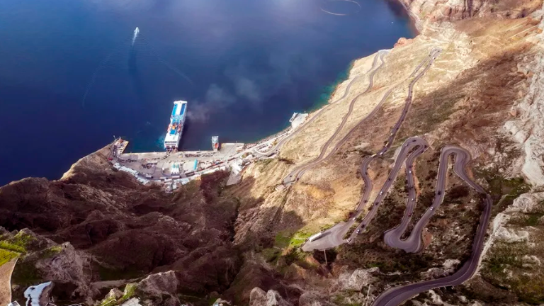 Imagen de archivo de Santorini. Foto: EFE