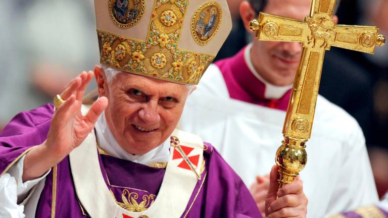 El papa emérito recibió el sacramento de la extrema unción el pasado miércoles, 28 de diciembre. Foto: EFE