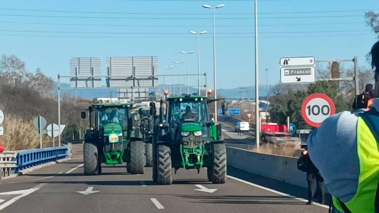Los tractores ya están en el Port de Tarragona. Foto: Gloria Aznar