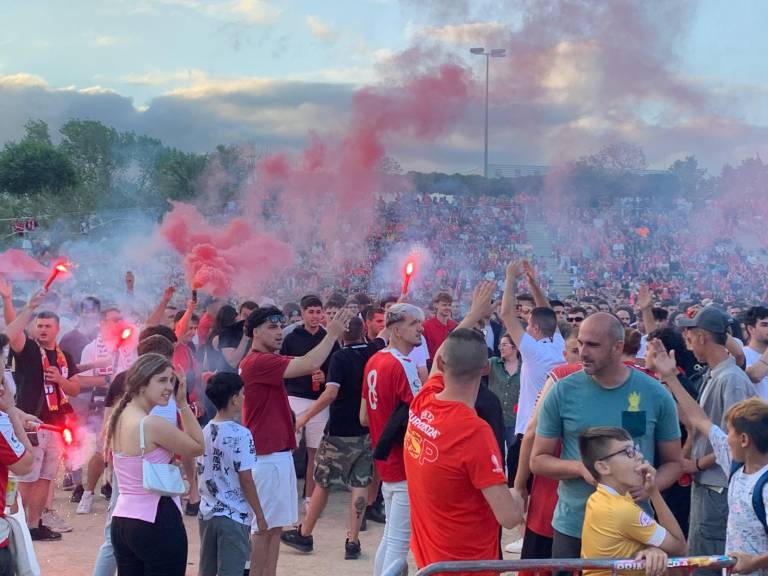 ¡Así ha celebrado el Parc del Francolí el gol grana!