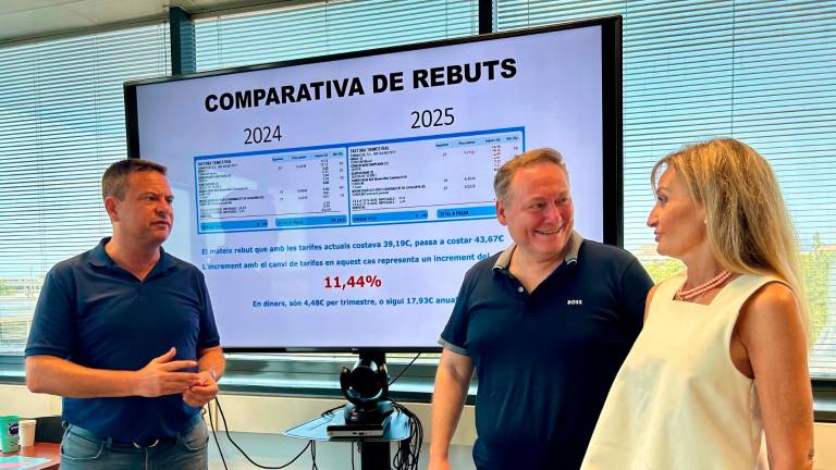Los grupos de la oposición NMC, PP y VOX del gobierno de Cambrils. Foto: MCG