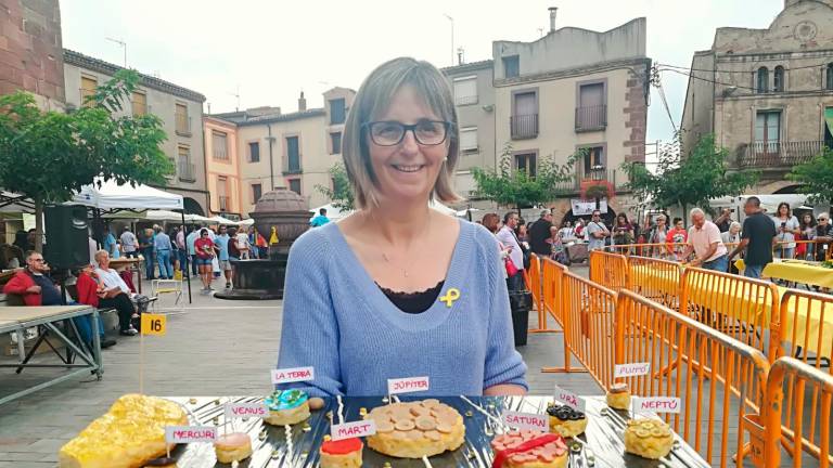 L’alcaldessa, Lídia Bargas, a la darrera edició de la Festa de la Patata de Prades. FOTO: Cedida