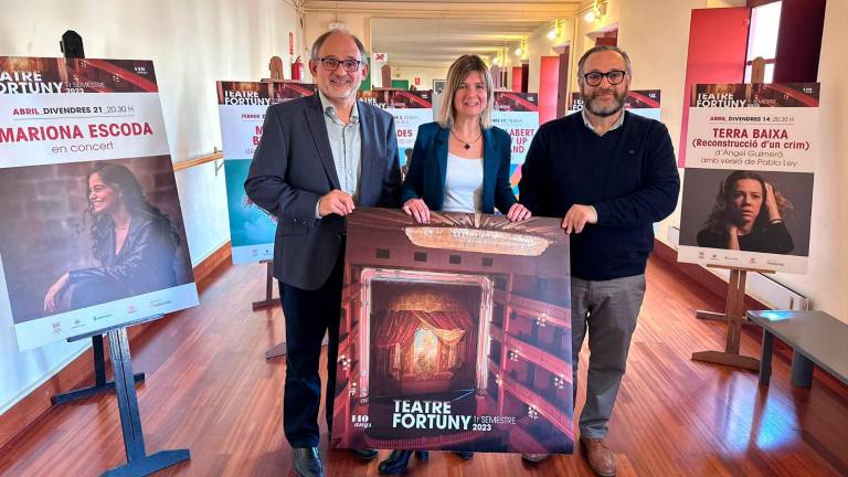 La presentació de la programació del primer semestre del 2023 al Teatre Fortuny. Foto: Ajuntament de Reus