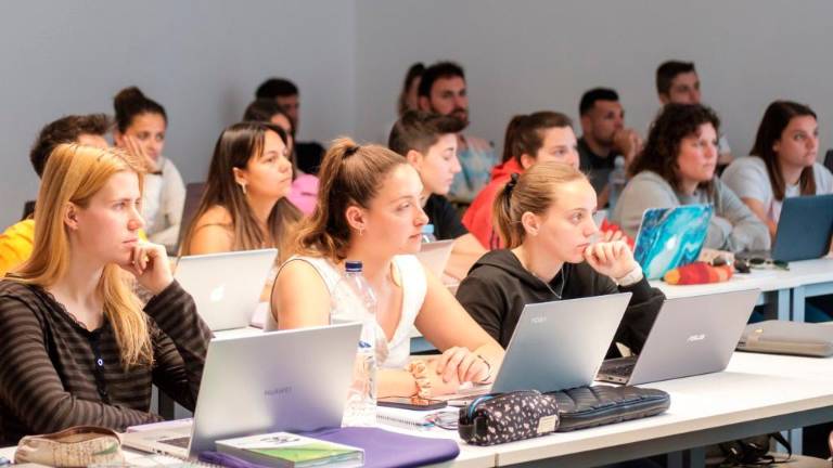 Classe al Campus Terres de l’Ebre. Foto: URV
