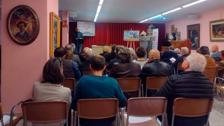 El projecte l’ha presentat l’associació Amics de l’Orgue de Reus, aquest migdia, al Centre d’Amics de Reus. Foto: DT