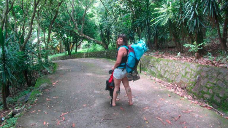 Con tan solo 21 años, hizo su primer gran viaje por Nicaragua con poco más que una mochila. foto: cedida