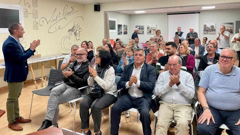 Daniel Rubio, hoy en la Assemblea general Ordinària de AraReus. FOTO: Cedida