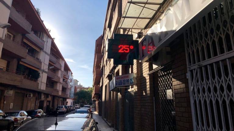 Habrá ciudades que llegarán a los 25 grados. Foto: M.Pallás
