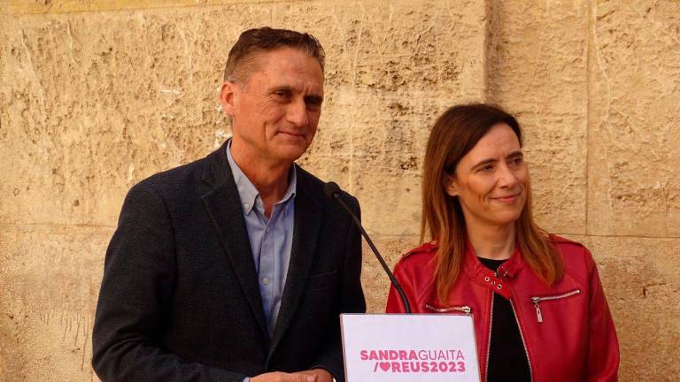 Josep Baiges y Sandra Guaita. FOTO: PSC