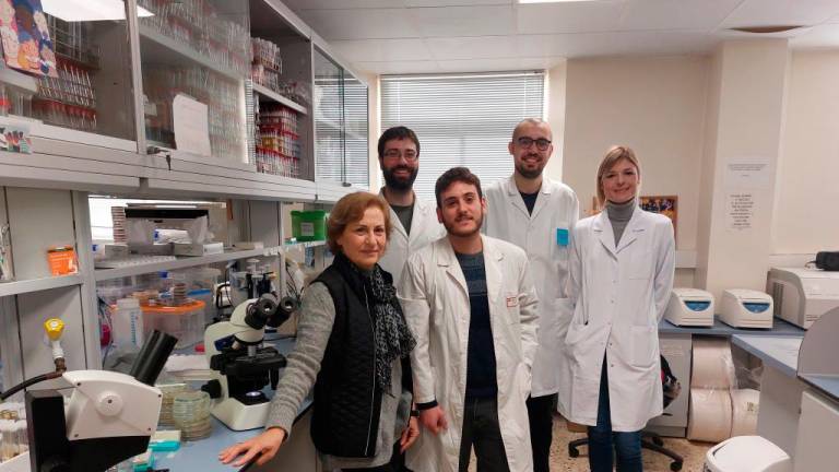 El equipo investigador con Josepa Gené en primer término. Foto: URV