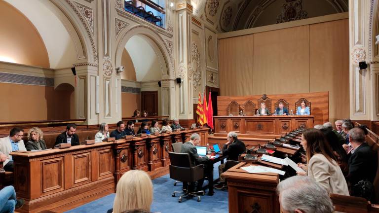 Imagen de archivo de un pleno de la Diputació de Tarragona. Foto: cedida
