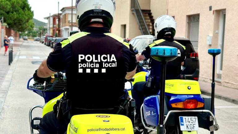Agentes de la Policía Local de Roda de Berà. Foto: Ayuntamiento de Roda de Berà