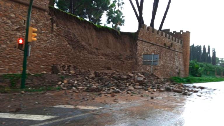 El Castell de Ferran, destrozado.