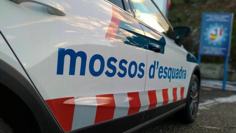 Un vehículo de los Mossos d’Esquadra. Foto: Twitter Mossos d’Esquadra