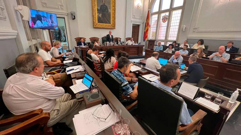 Un instante de la sesión de pleno de hoy, la última del curso político. FOTO: Alfredo González