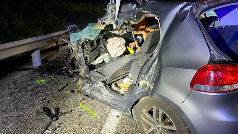 La colisión tuvo lugar en la N-340 en la Riera de Gaià. Foto: DT