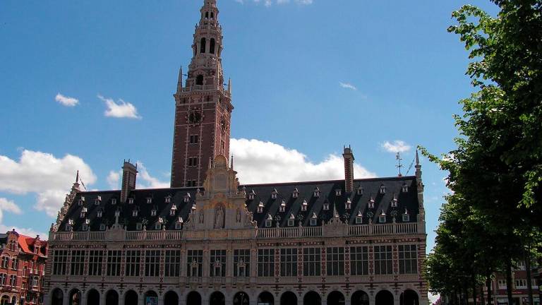 Edifici de la Biblioteca de la Universitat de Lovaina (Flandes), on Adrià d’Utrecht va ser degà. foto: Viquipèdia