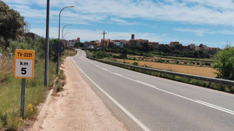 Los hechos se produjeron en la carretera a Perafort. Foto: Àngel Juanpere